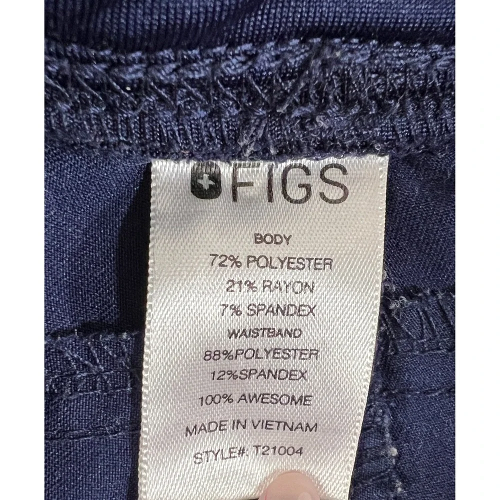 FIGS Navy Blue Technical Collection Scrub Pants‎ Size M